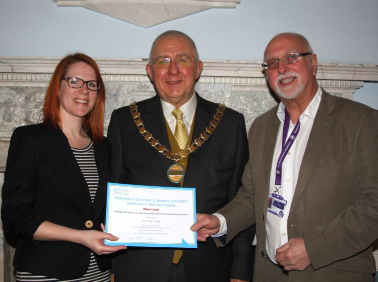 DHI volunteer highly commended by Council Chairman