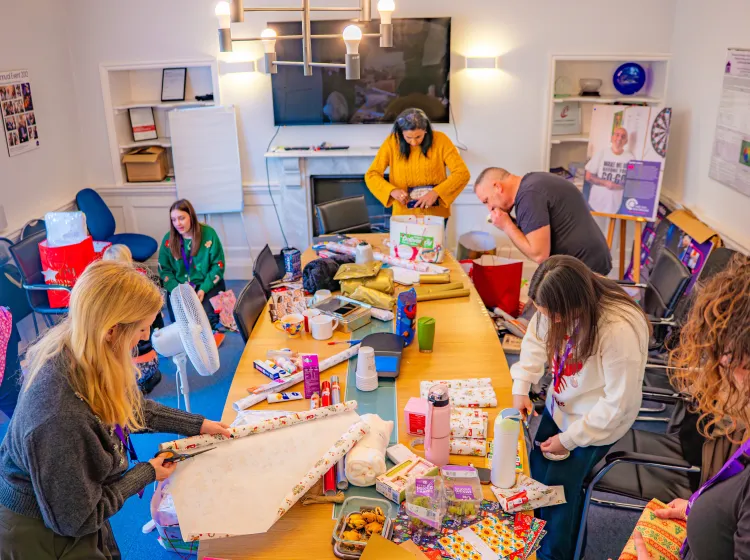 Delivering Joy with Dunelm to clients in supported housing